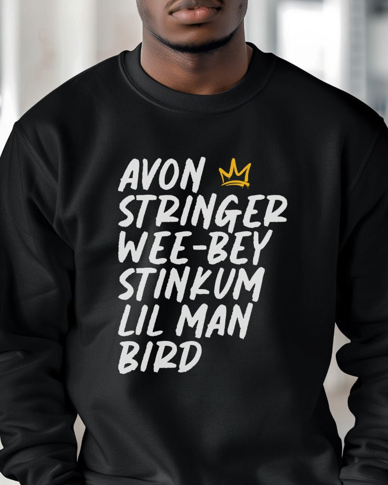 AVON STRINGER WEEBEY Black Sweatshirt