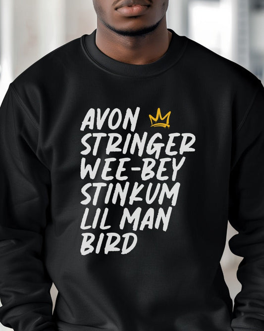 AVON STRINGER WEEBEY Black Sweatshirt