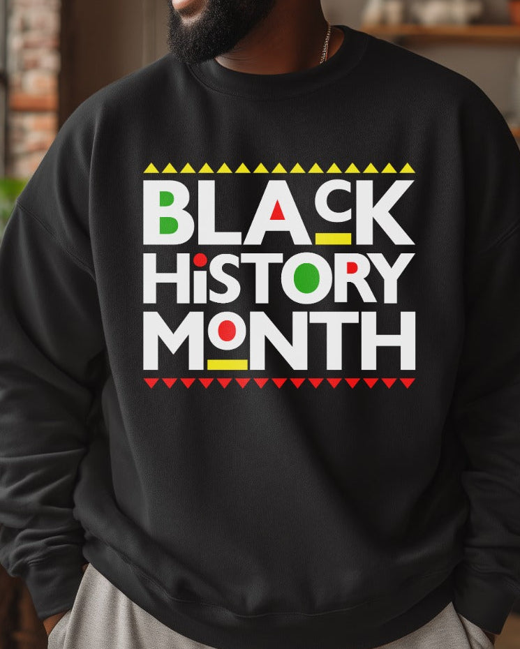 BLACK HISTORY MONTH Unisex Graphic Sweatshirt