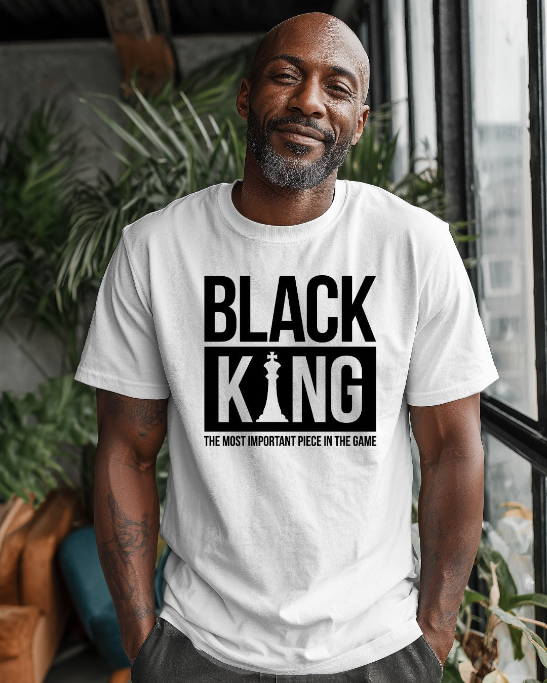 BLACK KING CHESS Graphic T-Shirt