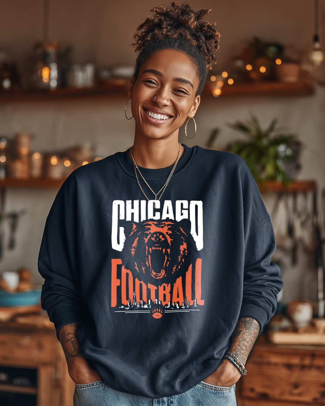 CHICAGO FOOTBALL Graphic Sweatshirt