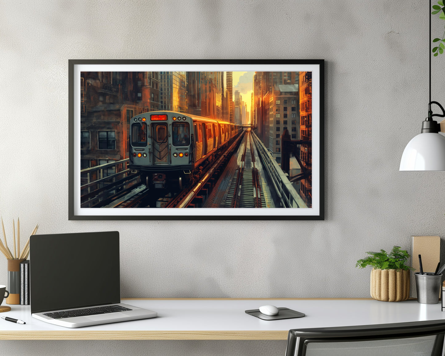 CHICAGO L TRAIN - Prints