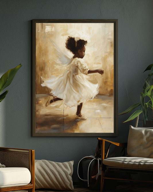 BLACK ANGEL RUNNING - Prints