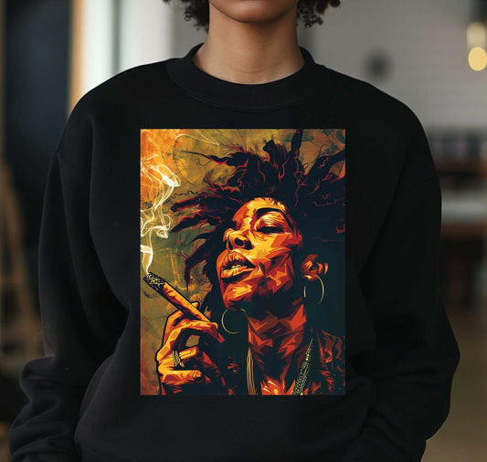 FOR THE SMOKERS Graphic Sweatshirt