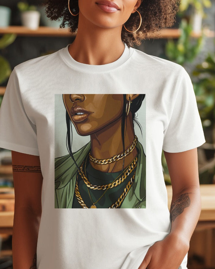 GOLDEN POISE Graphic T-Shirt