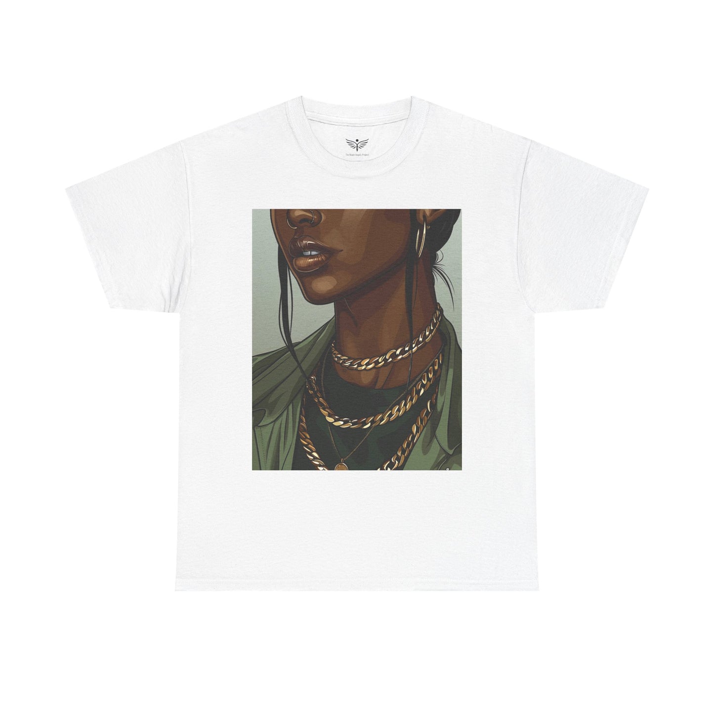 GOLDEN POISE White T-Shirt