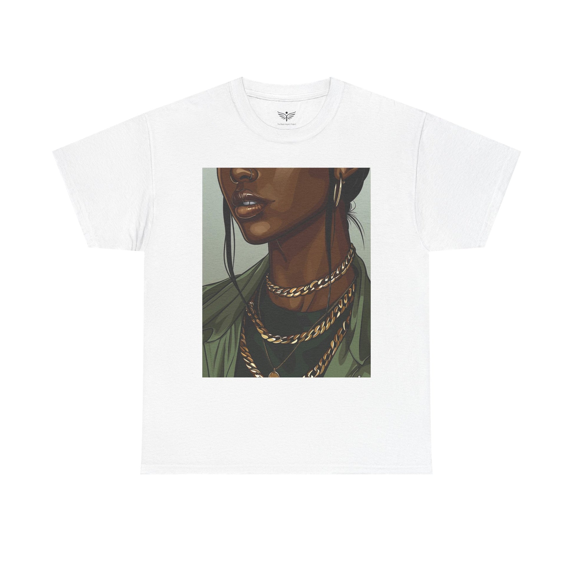 GOLDEN POISE White T-Shirt