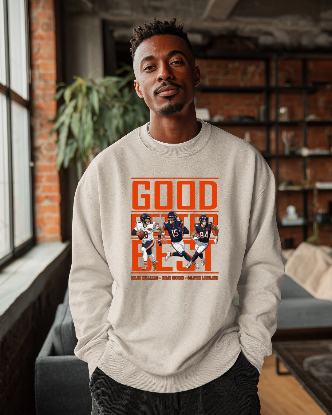 GOOD BETTER BEST TEAM Graphic Sweatshirt
