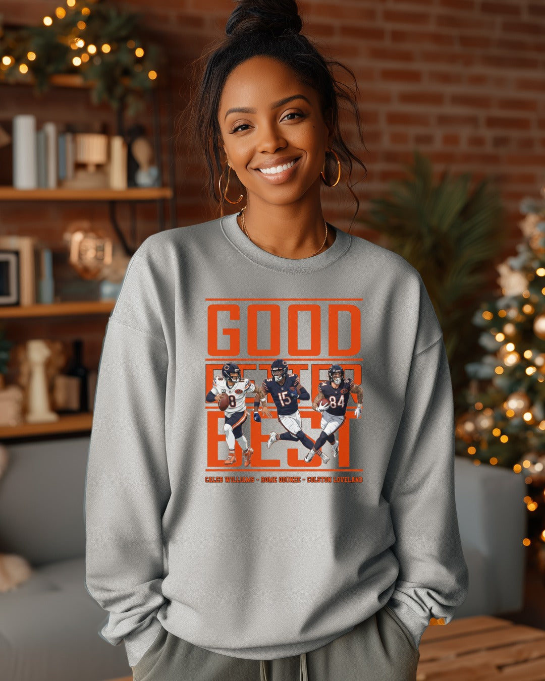 GOOD BETTER BEST TEAM Gray Sweatshirt
