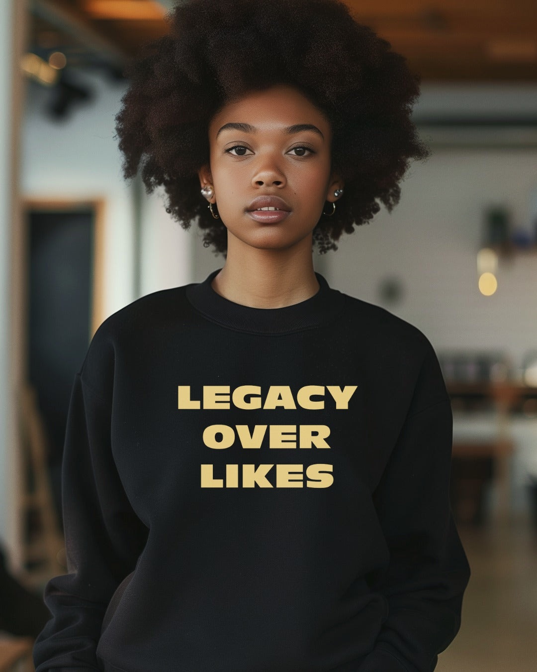 LEGACY OVER LIKES - Oversized Sweatshirt