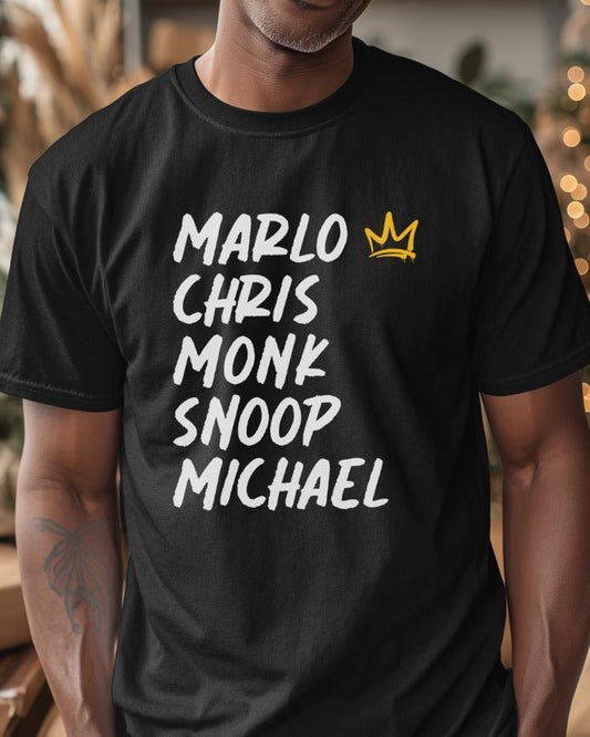MARLO CHRIS Graphic Black T-Shirt
