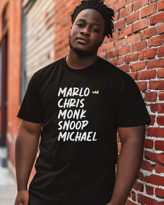 MARLO CHRIS MONK SNOOP MICHAEL - Unisex t-shirt