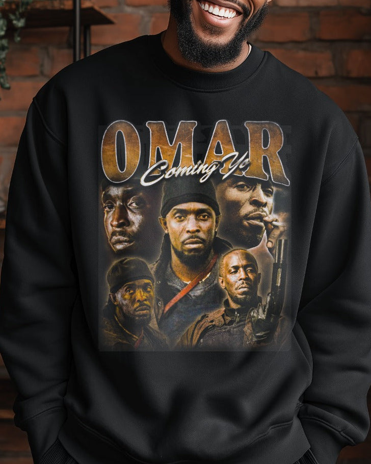 OMAR COMING YO Graphic Sweatshirt