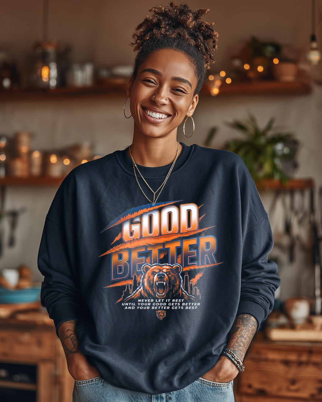 GOOD BETTER MOTTO - Unisex Sweatshirt