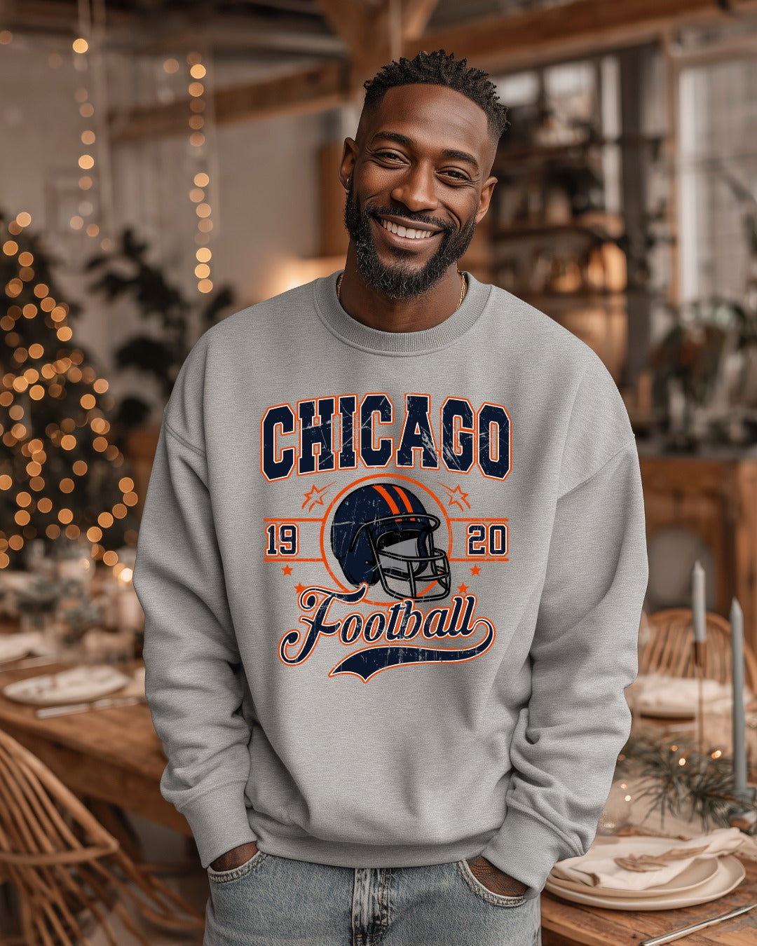 VINTAGE CHGO FOOTBALL Sweatshirt