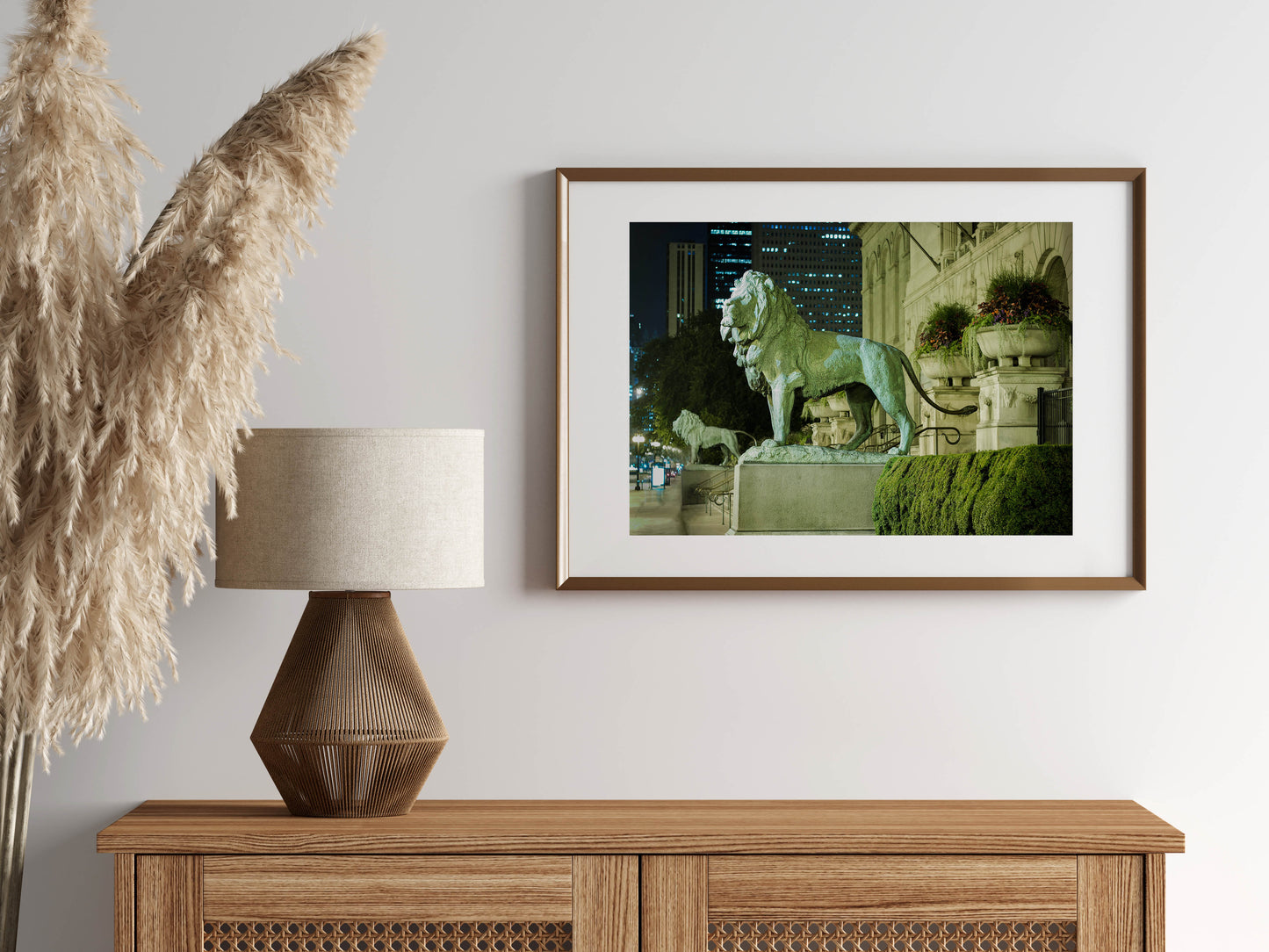 ART INSTITUTE LIONS Photography Print