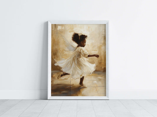 BLACK ANGEL RUNNING - Prints