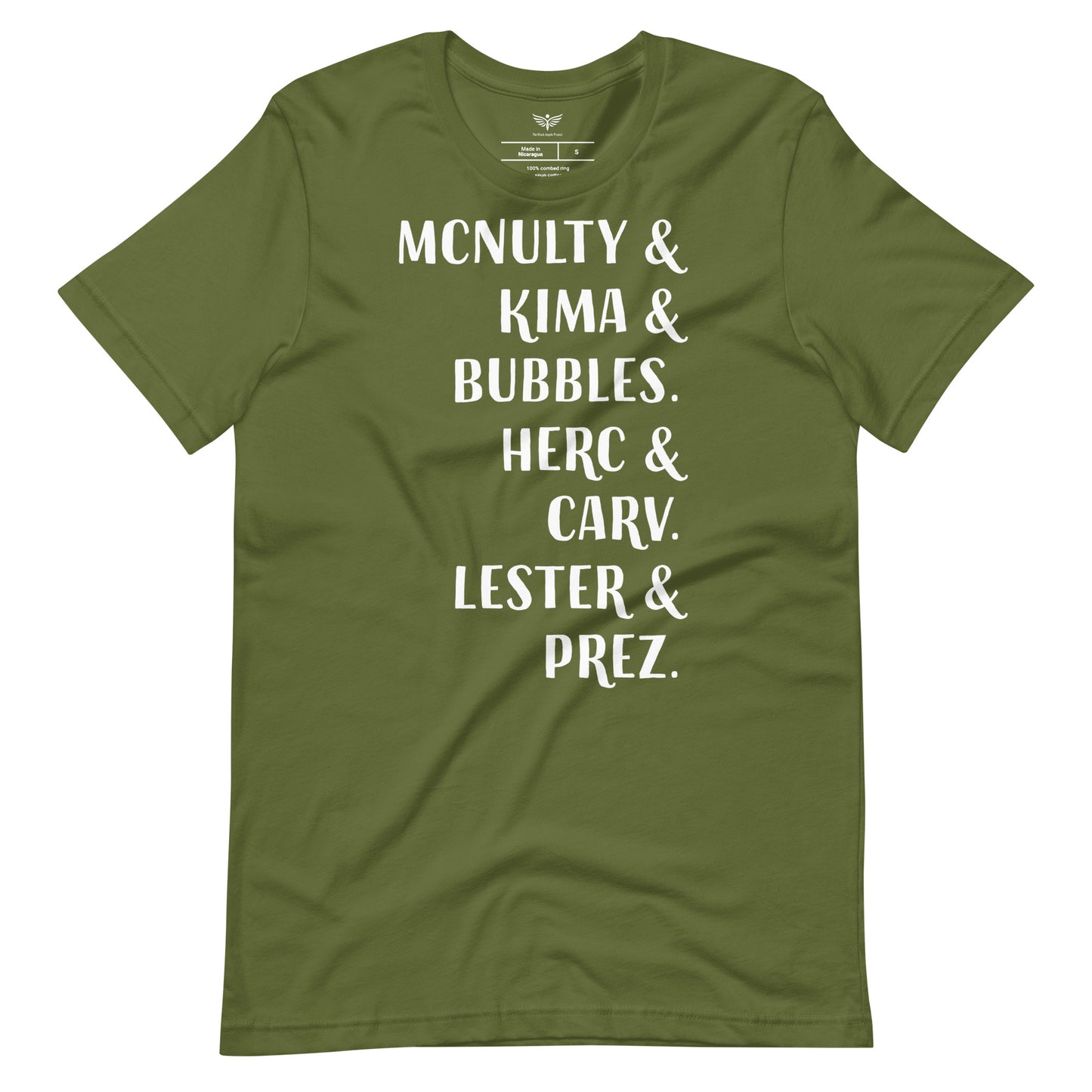 MCNULTY KIMA BUBBLES HERC CARV LESTER PREZ - Unisex t-shirt