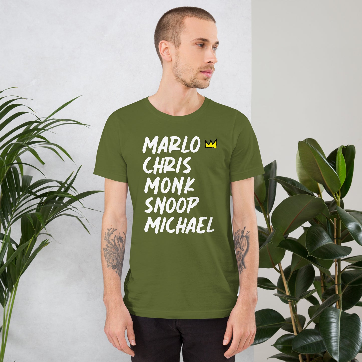 MARLO CHRIS MONK SNOOP MICHAEL - Unisex t-shirt