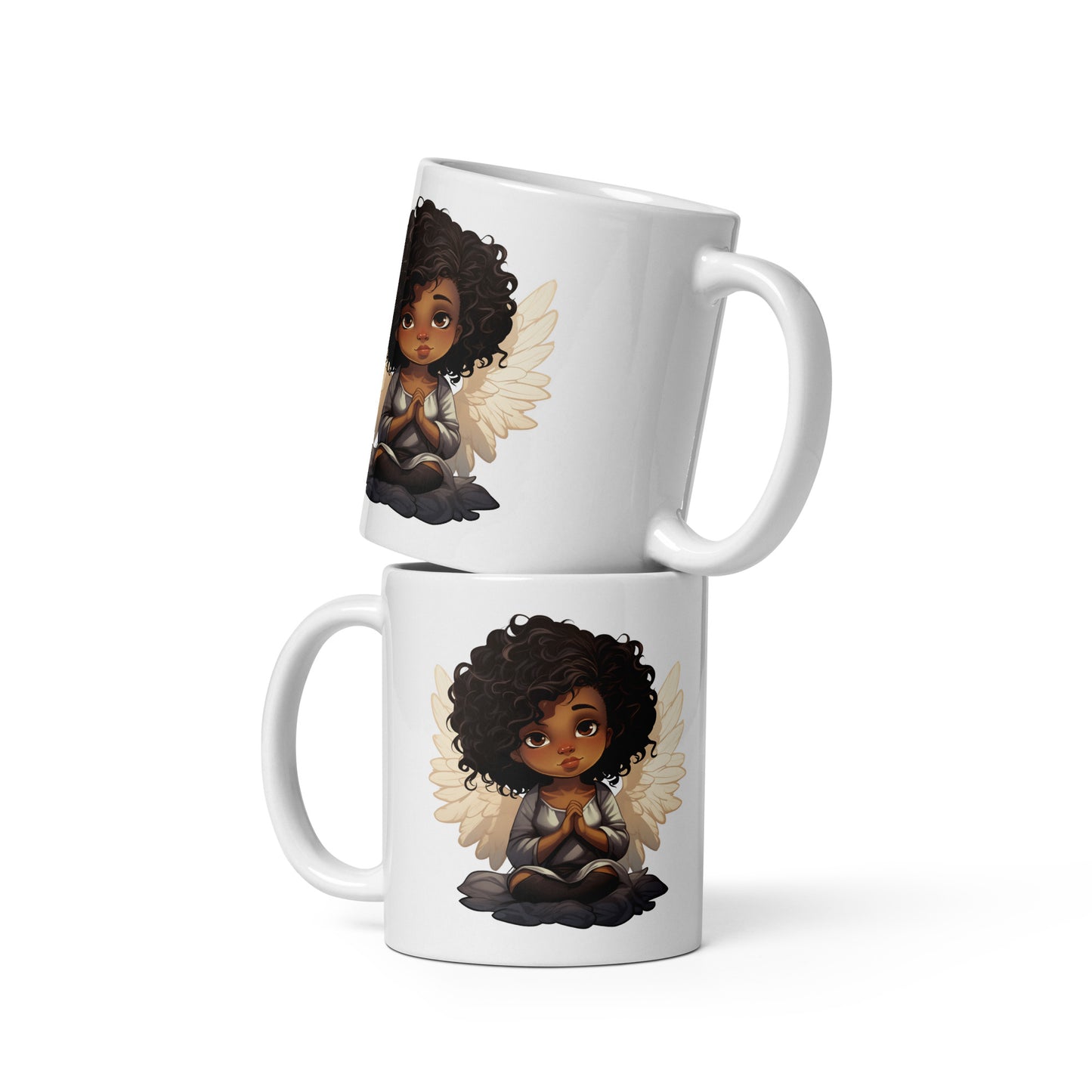 BLACK ANGELS Vol 3 - White glossy mug